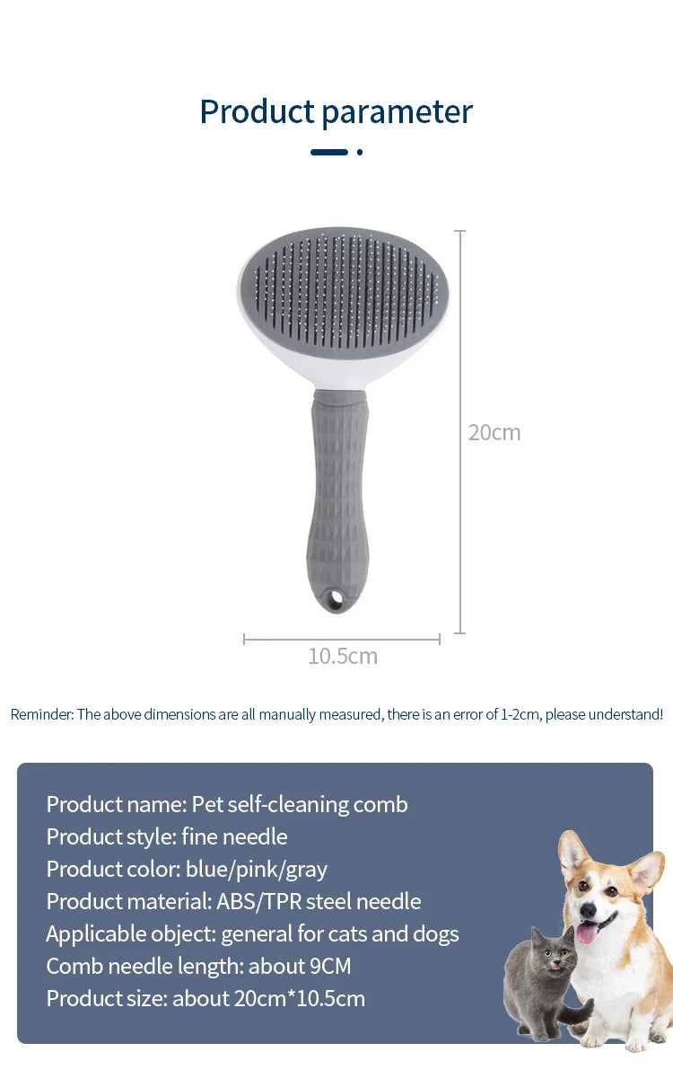 Pet Cat Hair Brush Dog Comb